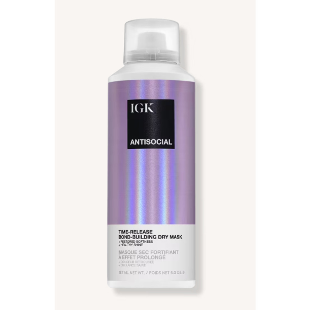 IGK Antisocial Bond‑Building Dry Hair Mask – Strengthen & Repair – 6.3 oz - Picture 3 of 3